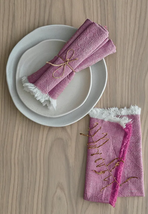Moderiktig servett i bomull från Ellos Home.