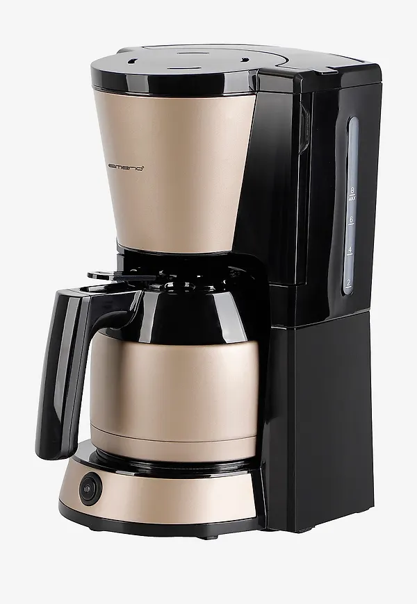 Modern kaffebryggare i svart från Emerio.