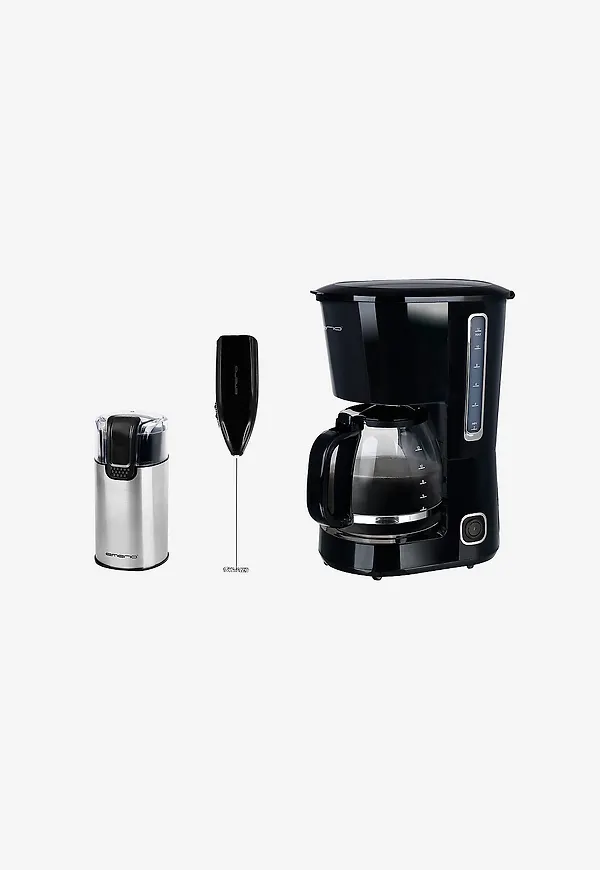 Mysig espressomaskin i svart från Emerio.