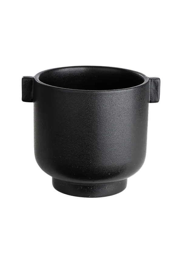 Modern svart kruka 2025 från ERNST.