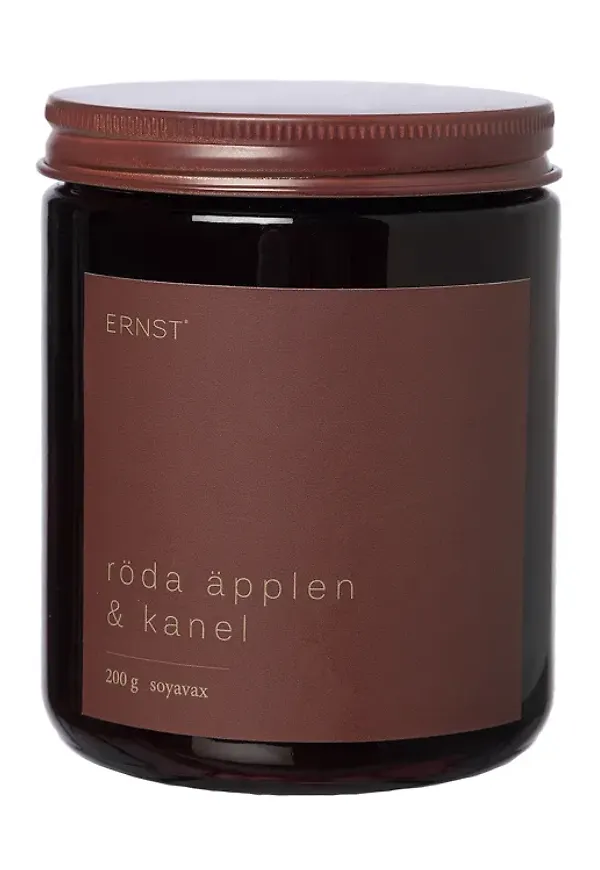 Superfin doftljus i rött från ERNST.