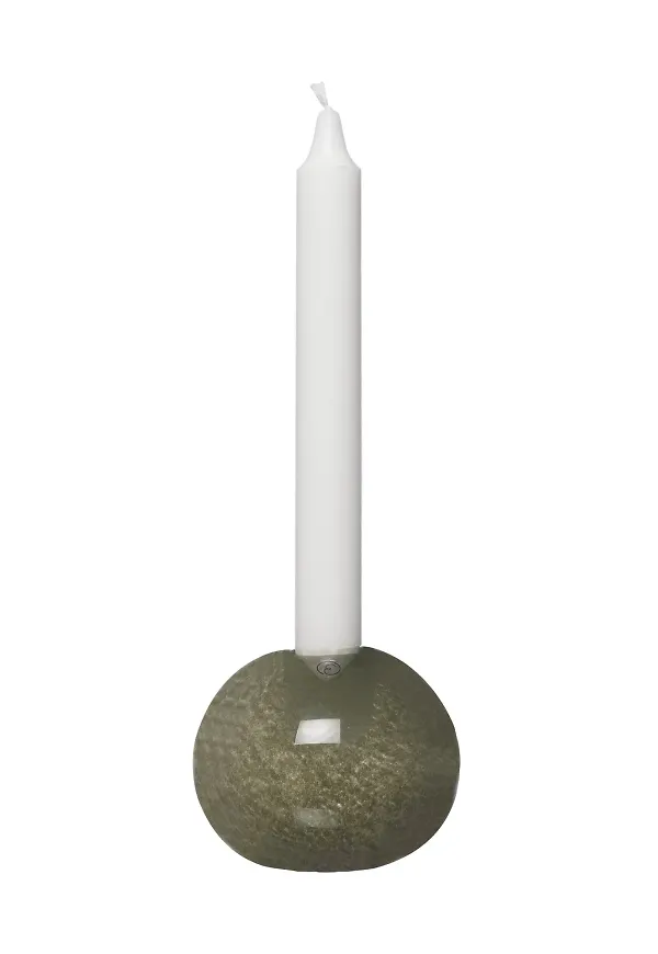 Elegant ljusstake i grönt från ERNST.