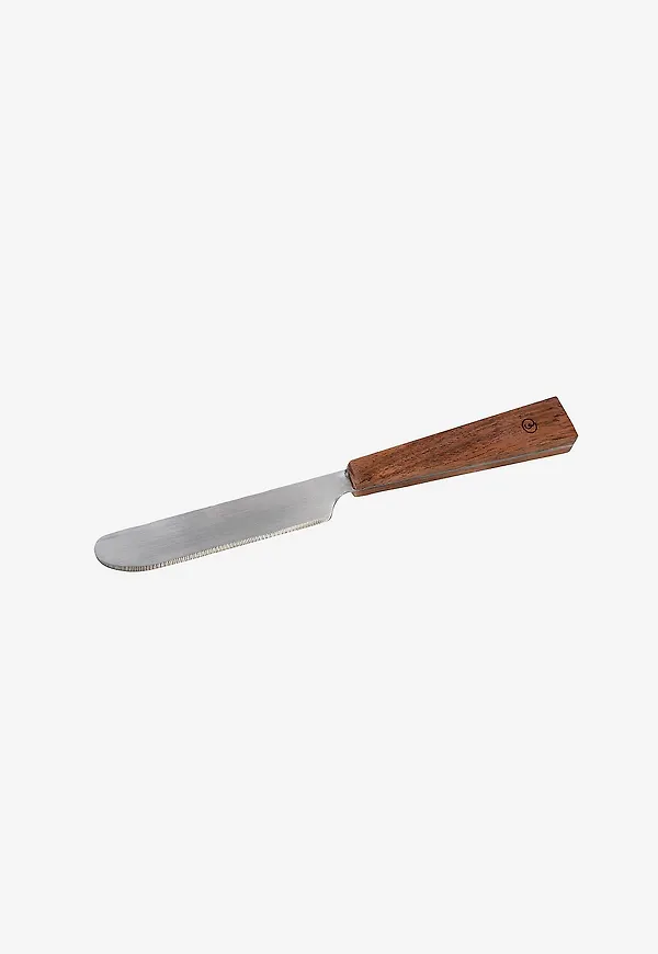 Brun ERNST-smörkniv i mysig modell.