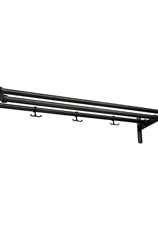 Smickrande svart hylla i ek från Essem Design.