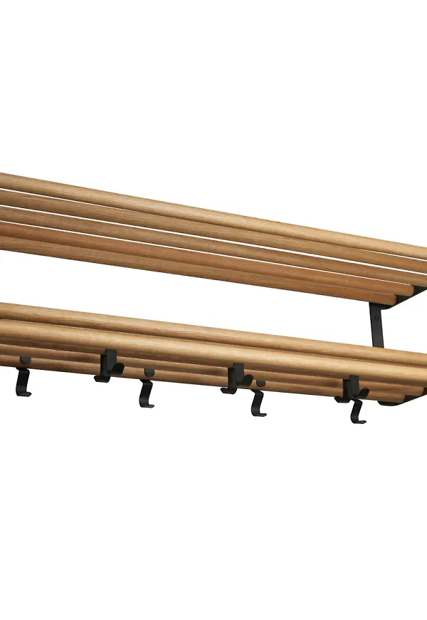 Svart Essem Design-ekhylla i fantastiskt snygg modell.