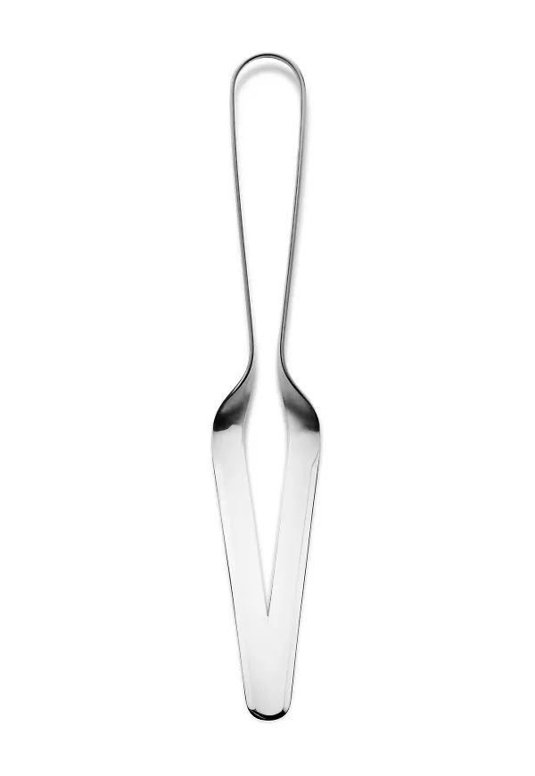 Silverfärgad Eva Solo-tårtspade i fantastiskt snygg modell.