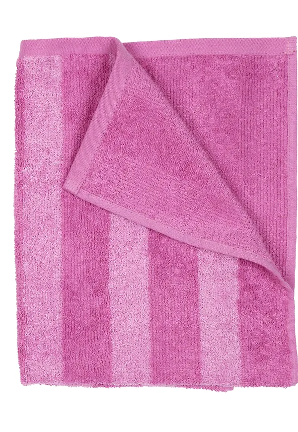 Rosa Fondaco-handduk i otroligt snygg modell.