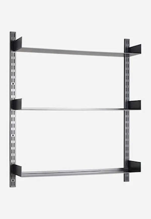 Svart House Doctor-hylla i komfortabel modell.