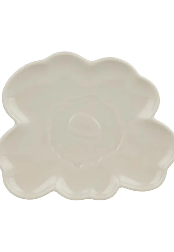 Beige Marimekko-tallrik i mysig modell.