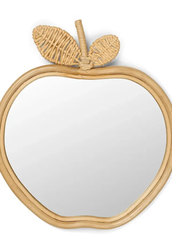 Superfin spegel i beiget från FERM LIVING.