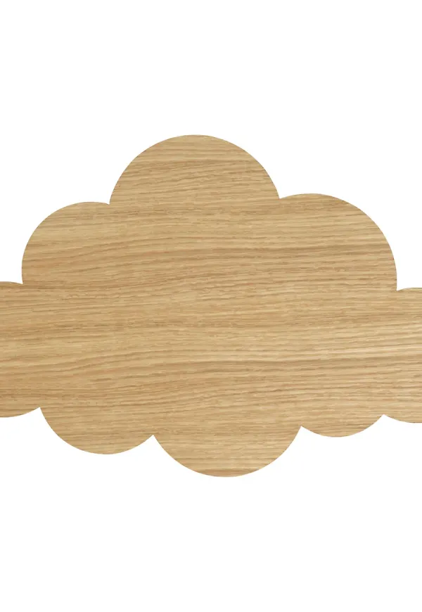 Trendig brun lampa i ek från FERM LIVING.