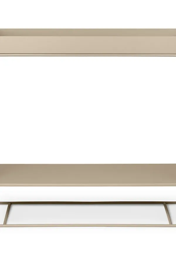 Supersnygg avlastningsbord i beiget från FERM LIVING.