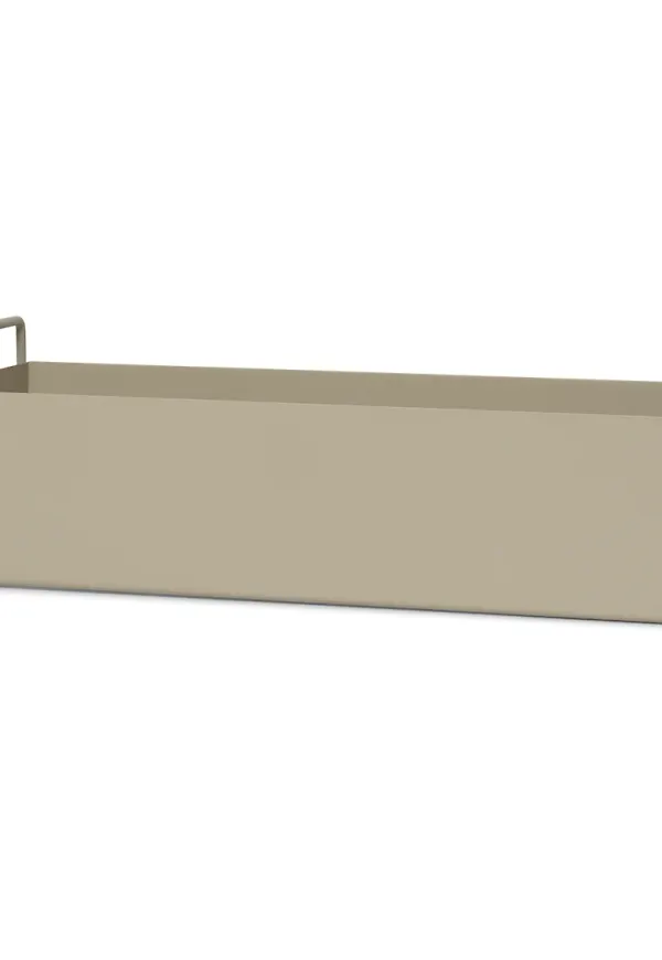 Beige FERM LIVING-kruka i supersnygg modell.