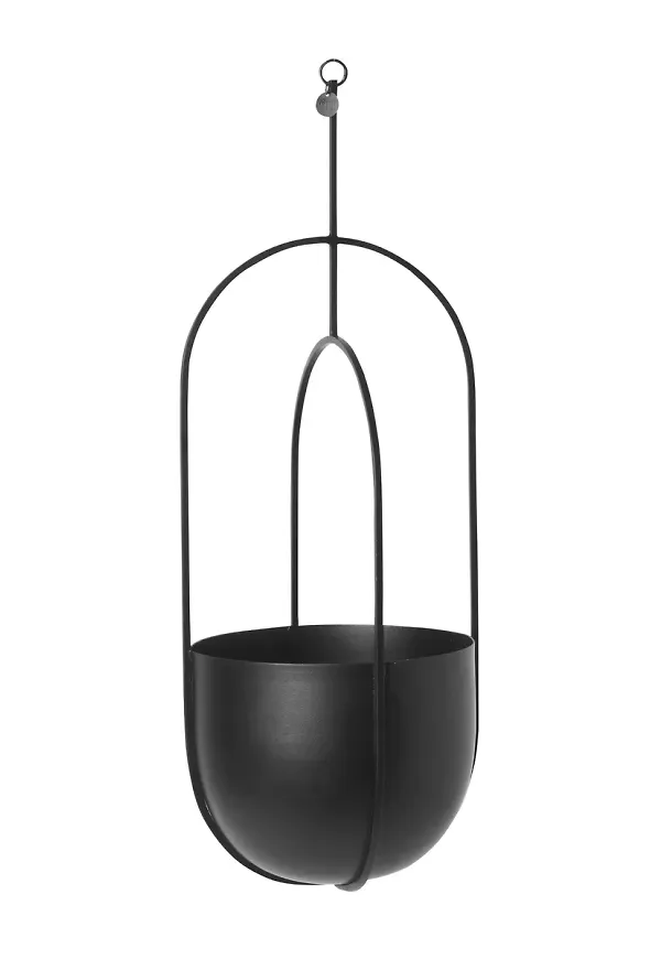 Cool svart kruka 2025 från FERM LIVING.