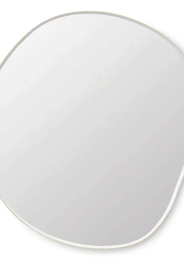 Supersnygg spegel i silverfärgade från FERM LIVING.