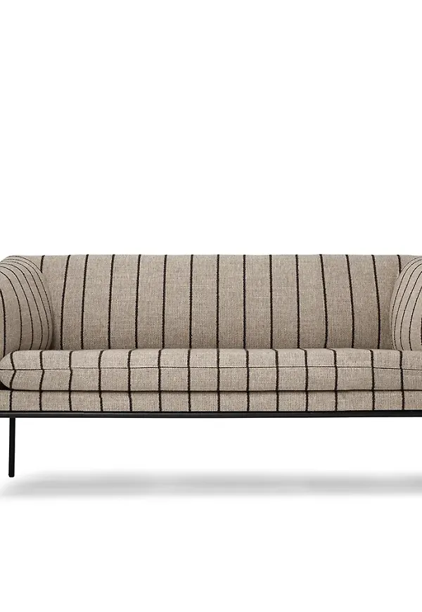 Jättesnygg soffa i linne från FERM LIVING.