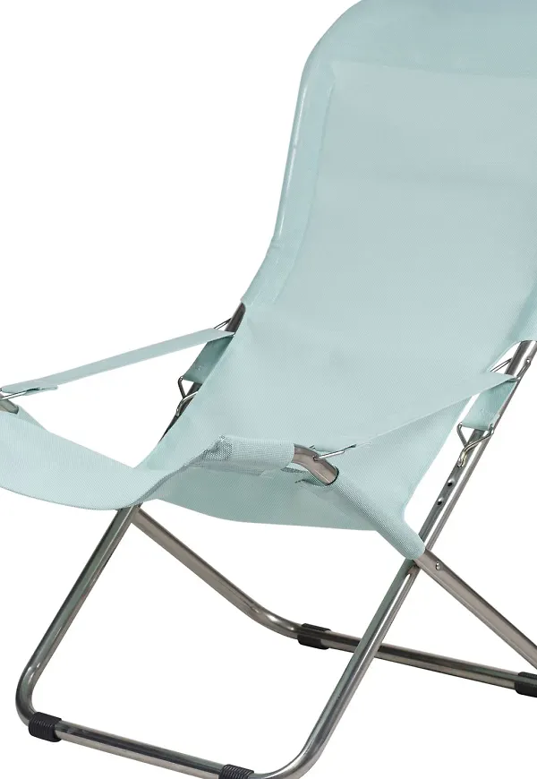 Härlig vilstol i aluminium från Fiam.