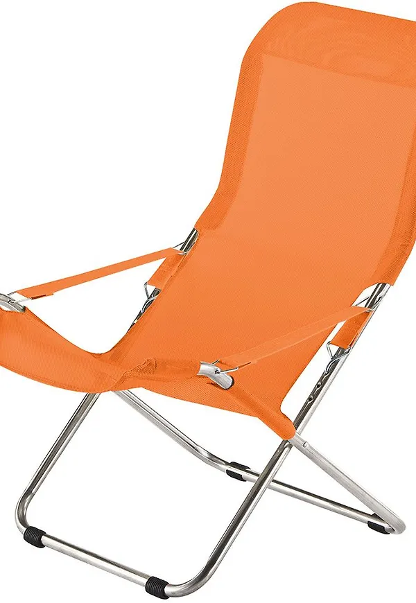 Härlig vilstol i aluminium från Fiam.