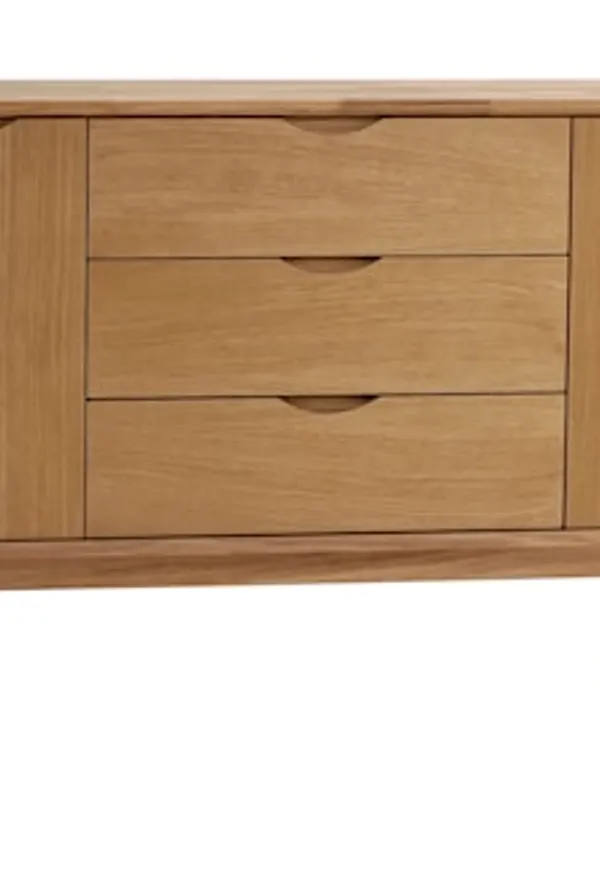 Jättefin ekbord i brunt från Rowico Home.