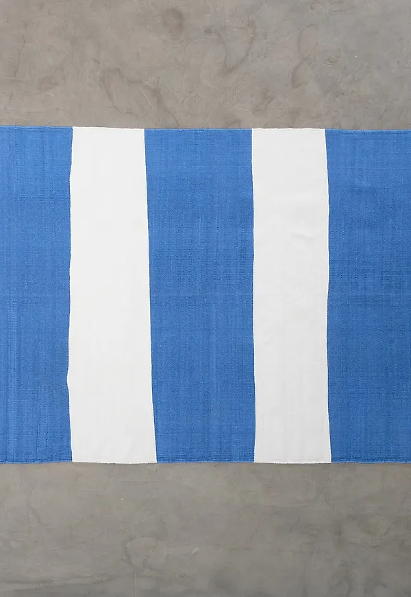 Blå Finarte-bomullsmatta i supersnygg modell.