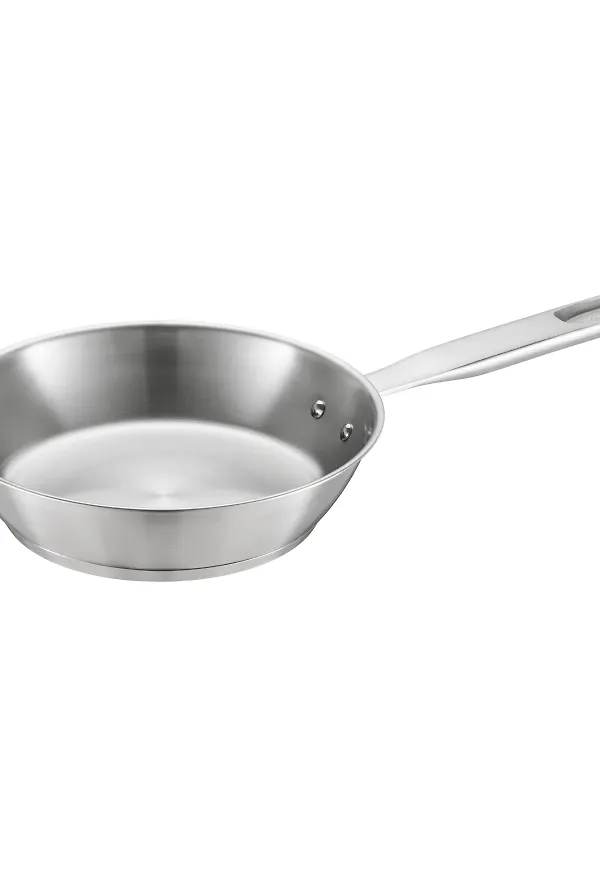 Cool stekpanna i silverfärgade från Fiskars.