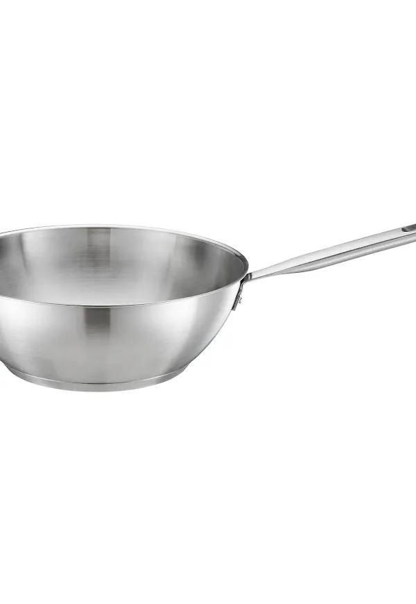 Stilriktig wok i silverfärgade från Fiskars.