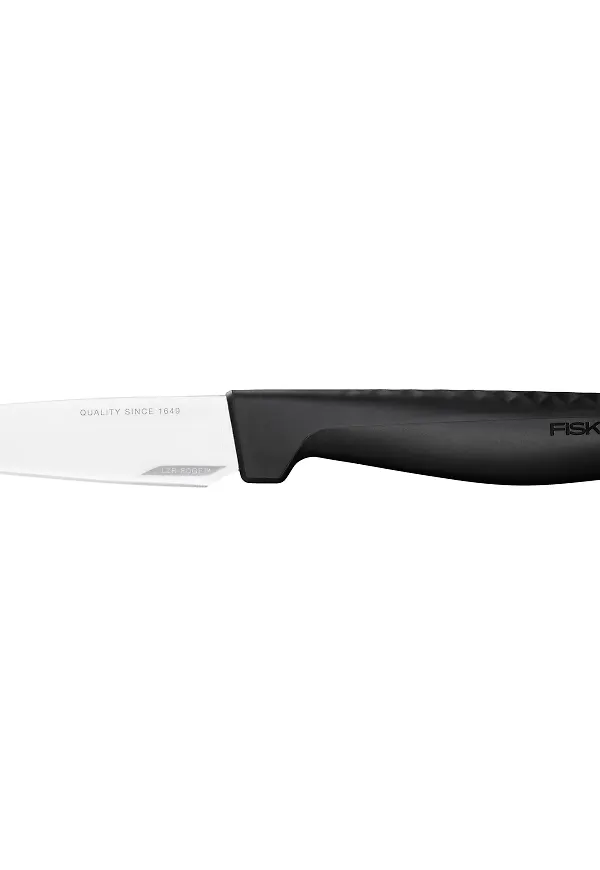 Otroligt snygg skalkniv i svart från Fiskars.