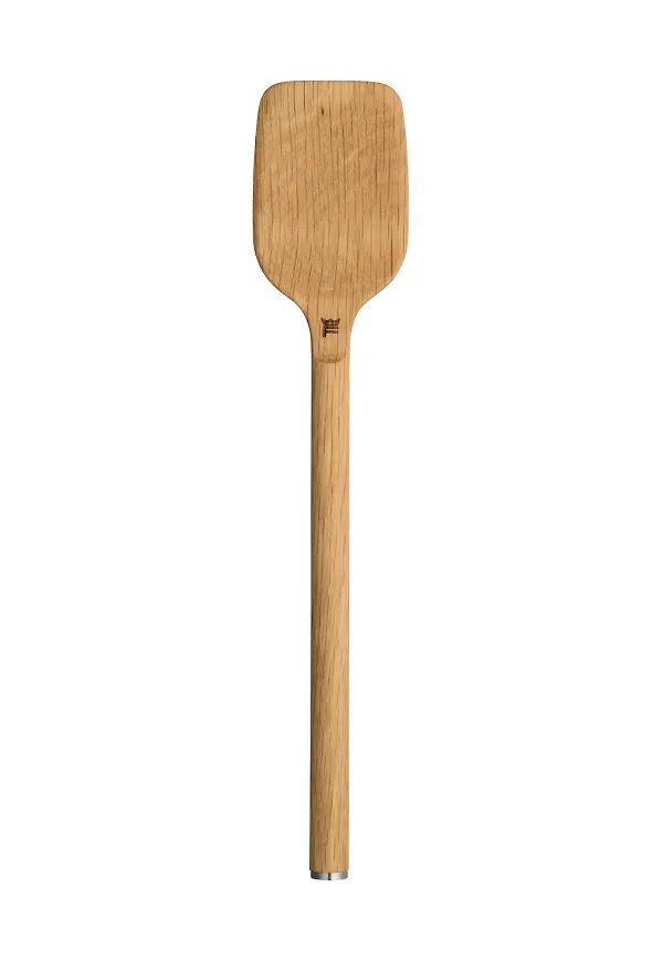 Komfortabel stekspade i brunt från Fiskars.