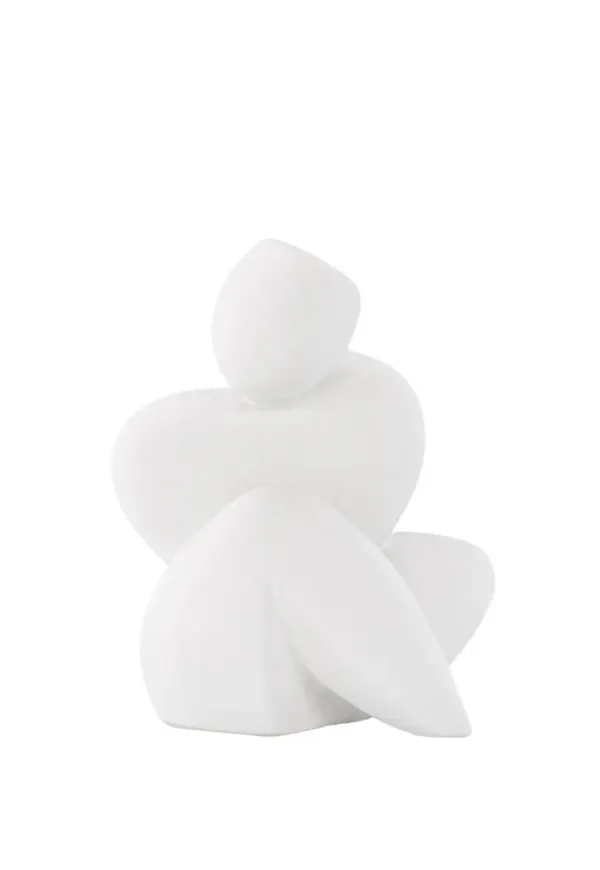 Snygg skulptur i vitt från Venture Home.