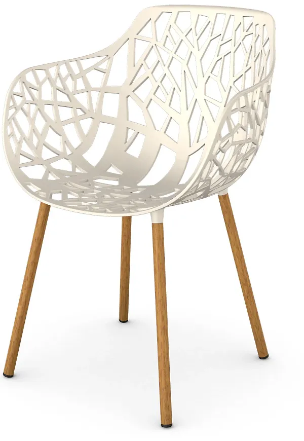 Trendig aluminiumkarmstol 2026 från Fast.