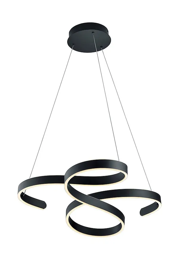 Vacker taklampa i svart från Trio Lighting.
