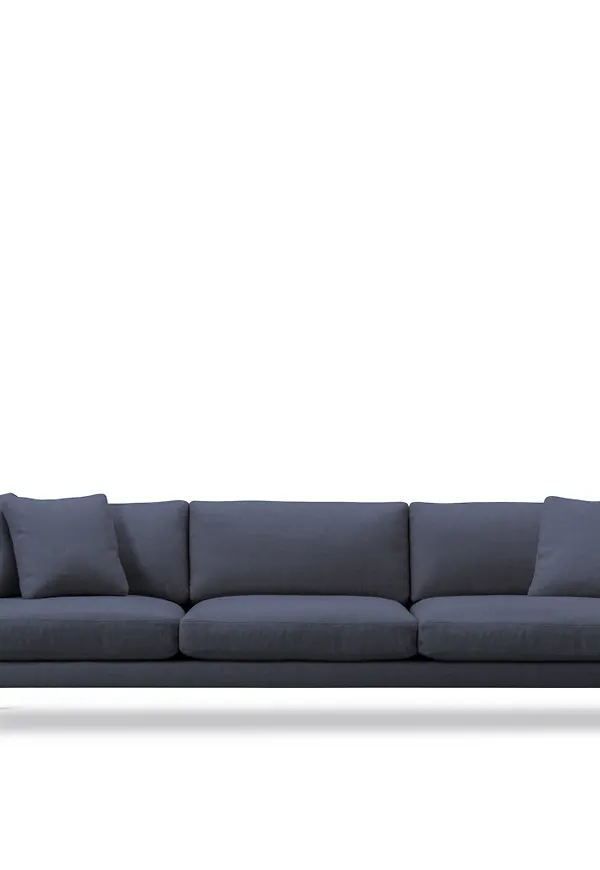 Trendig soffa i blått från Fredericia Furniture.