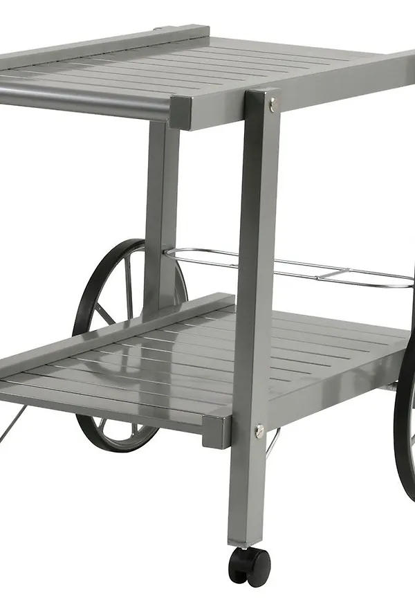 Otroligt fin serveringsvagn i aluminium från Fri Form.