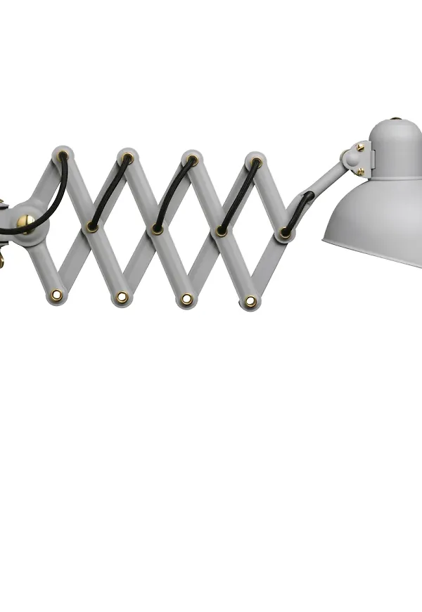 Grå Fritz Hansen-vägglampa i exklusiv modell.