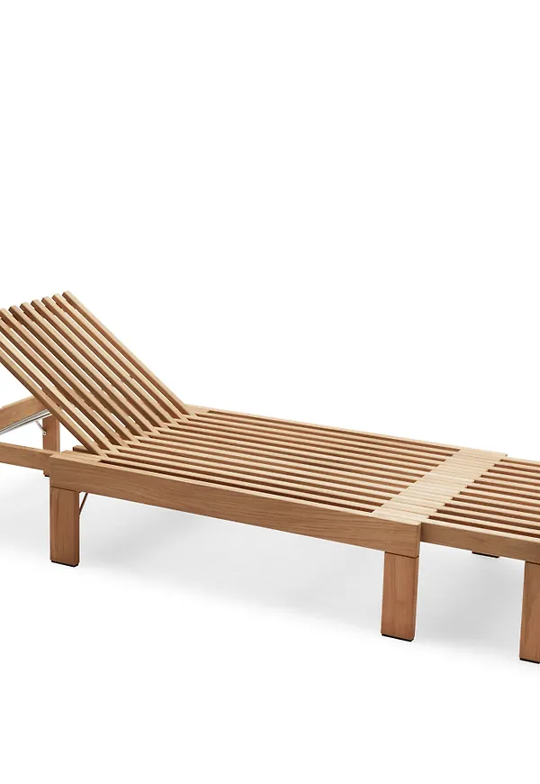 Exklusiv säng i teak från Fritz Hansen.