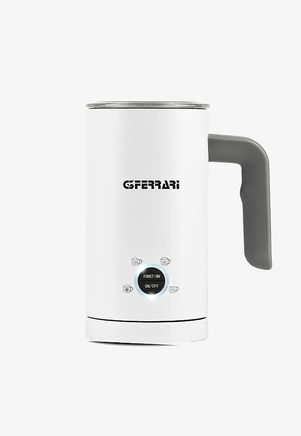 Jättesnygg espressomaskin i vitt från G3 Ferrari.