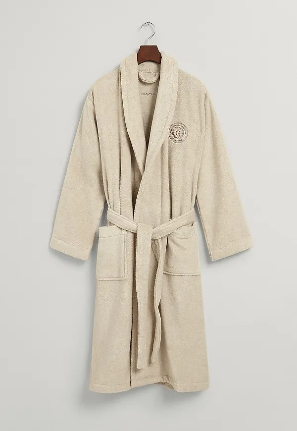 Beige Gant Home-badrock i riktigt fin modell.