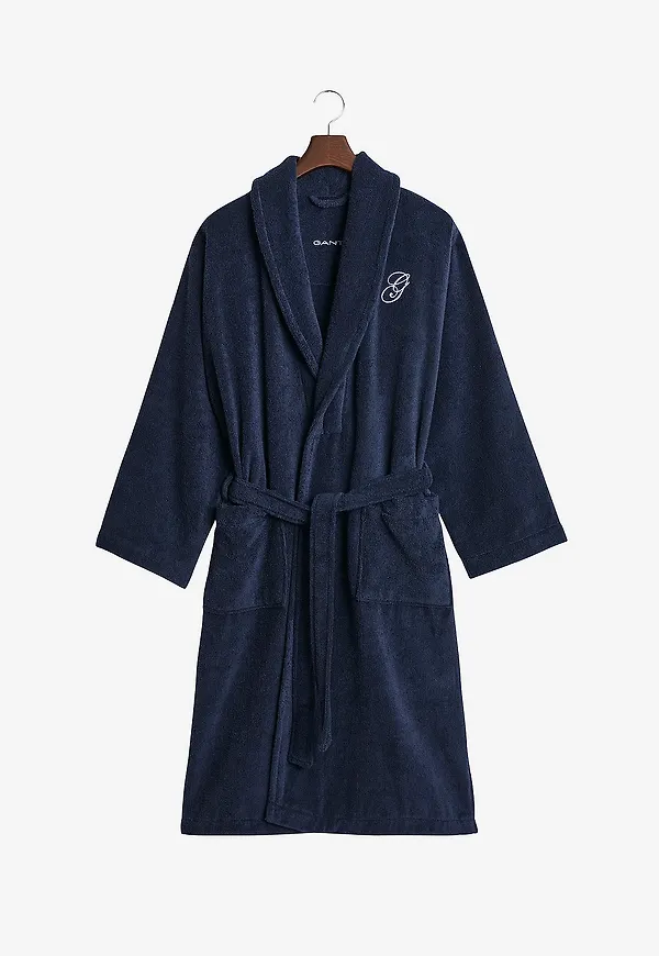Blå Gant Home-morgonrock i otroligt fin modell.