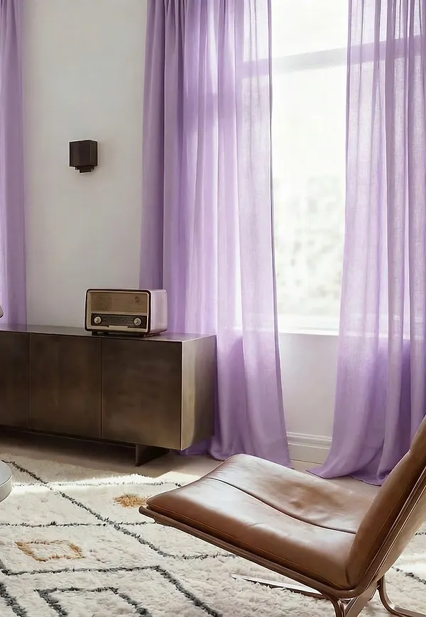Lila TC Home-linnegardin i stilren modell.