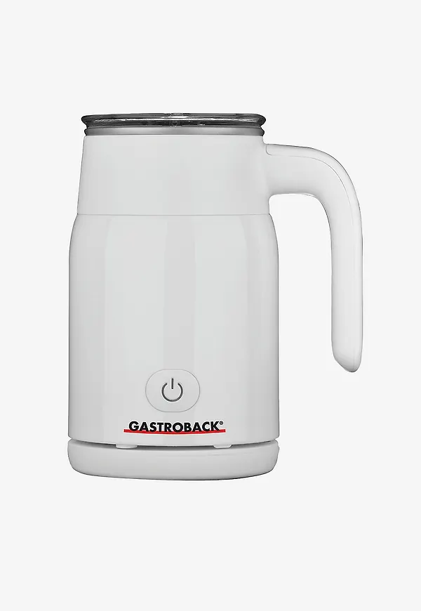 Stilren mjölkskummare i silver från Gastroback.