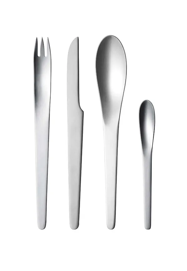 Riktigt snygg matsked i silver från Georg Jensen.