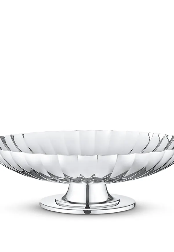 Silver Georg Jensen-skål i trendig modell.