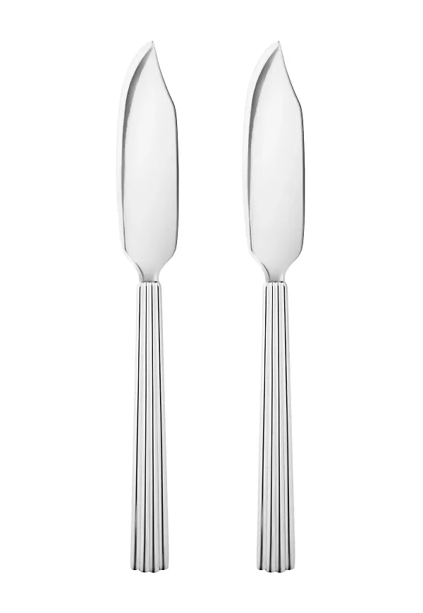Klassisk kniv i silverfärgade från Georg Jensen.