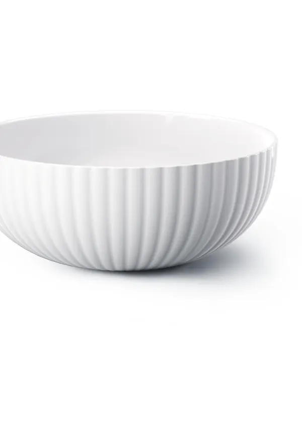 Riktigt fin salladsskål i vitt från Georg Jensen.