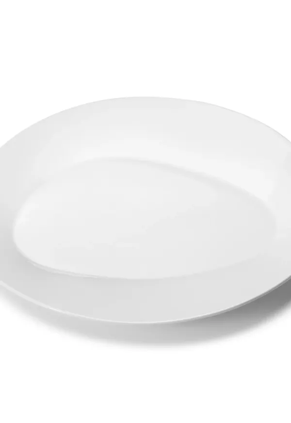 Trendig mattallrik i vitt från Georg Jensen.