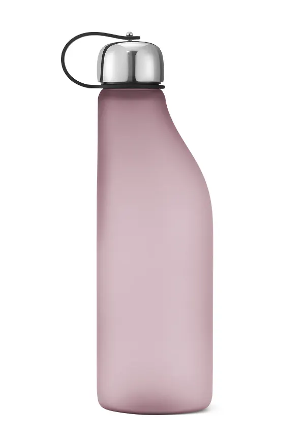Rosa Georg Jensen-vattenflaska i cool modell.