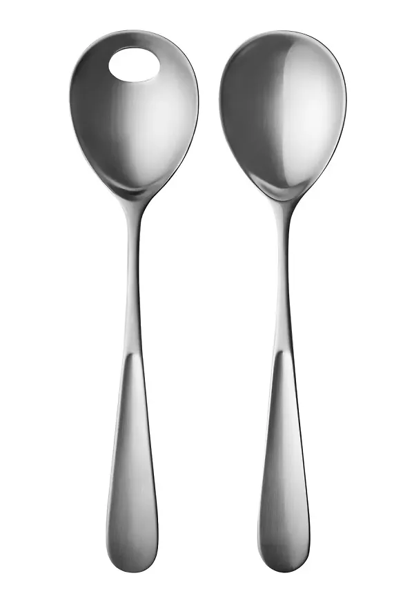 Vacker serveringsbestick i silverfärgade från Georg Jensen.