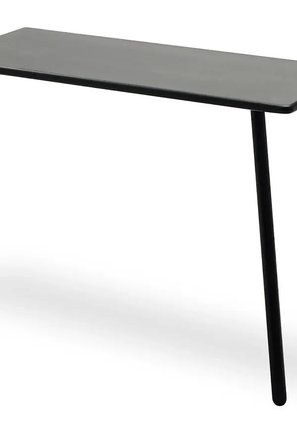 Vacker konsolbord i svart färg gjord i ek.