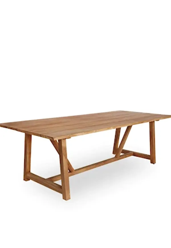 Riktigt snygg brun matbord i teak från Sika Design.