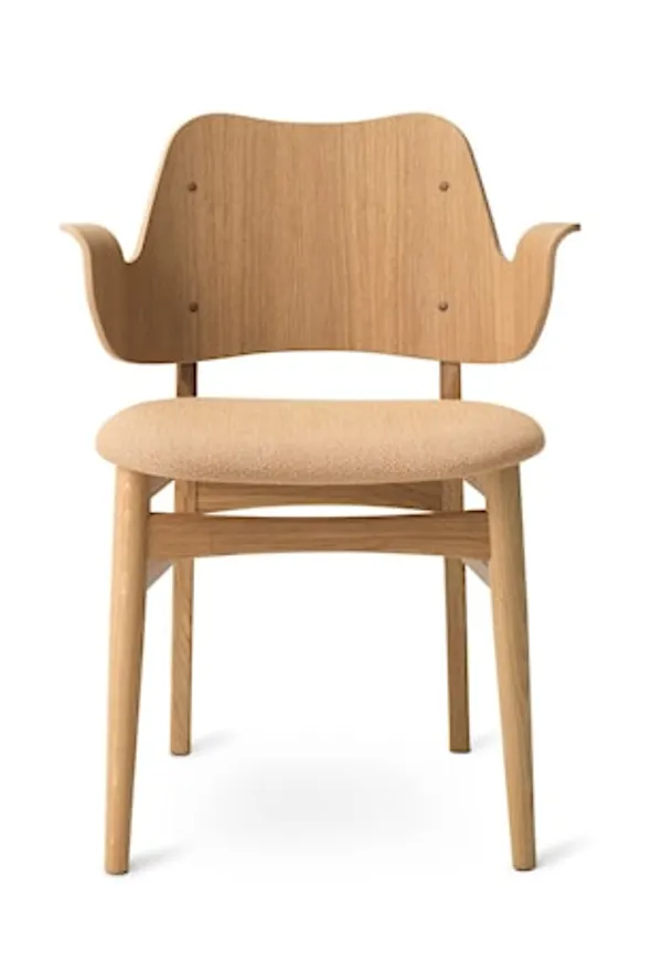 Beige Warm Nordic-ekstol i riktigt fin modell.